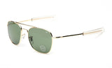 2018 New Fashion Army MILITARY AO Pilot  Sunglasses Brand American Optical Glass Lens Sun Glasses Oculos De Sol Masculino