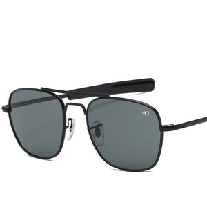 Fashion Aviation AO Sunglasses Men  luxury Brand Designer Sun Glasses For Male American Army Military Optical Glass Lens Oculos