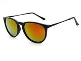 Vintage Retro Mirror Erika Sunglasses Women Brand Designer Cat Eye Sun Glasses Leopard Protection Mirrored 4171 zonnebril dames