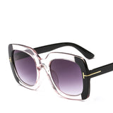 Vintage Square Sunglasses Women Goggles Mens Mirror Sun Glasses Female Fashion Famous Brand Rivet Black Eyewear Gafas de sol