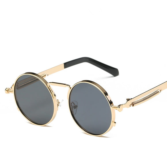 2019 New fashion European American trend Retro Circle Punk men women HD sunglasses Italy designers Desig non-mainstream glasses