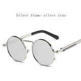 2019 New fashion European American trend Retro Circle Punk men women HD sunglasses Italy designers Desig non-mainstream glasses