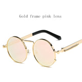 2019 New fashion European American trend Retro Circle Punk men women HD sunglasses Italy designers Desig non-mainstream glasses