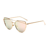 Sunglasses Women Brand Designer Retro Oversize Cat Eye Sun Glasses Female Mirrored Sunglases