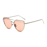 Sunglasses Women Brand Designer Retro Oversize Cat Eye Sun Glasses Female Mirrored Sunglases
