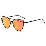 Sunglasses Women Brand Designer Retro Oversize Cat Eye Sun Glasses Female Mirrored Sunglases