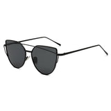 Sunglasses Women Brand Designer Retro Oversize Cat Eye Sun Glasses Female Mirrored Sunglases