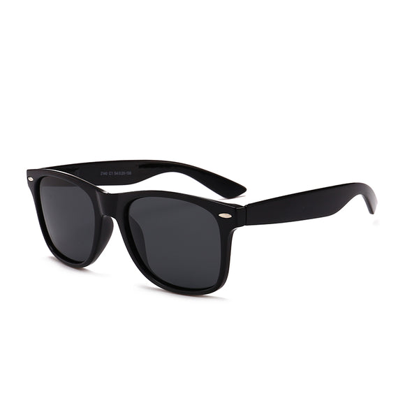 Men Driving Mirrors Polarized Sunglasses Classic Retro Rivet Black Frame WomenDriving Square Frame Sun Glasses UV400