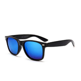 Men Driving Mirrors Polarized Sunglasses Classic Retro Rivet Black Frame WomenDriving Square Frame Sun Glasses UV400