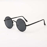 New Metal Round Sunglasses Men Fashion Glasses Women Polarizing Retro Sunglasses High Quality Metal Frame UV400