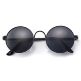 New Metal Round Sunglasses Men Fashion Glasses Women Polarizing Retro Sunglasses High Quality Metal Frame UV400
