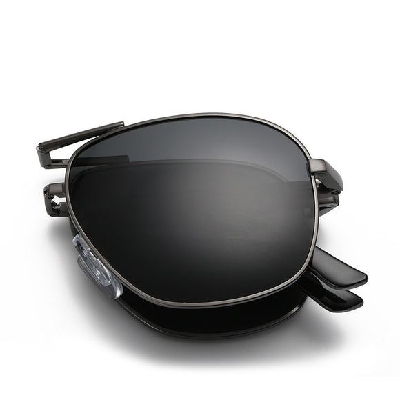 Folding Pilot Sunglasses Men Polarized Fashion Brand Designer Vintage Foldable Aviation Sun Glasses For Men Oculos 2018 Gafas