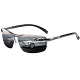 Brand Design Fashion Sunglasses Men Polarized Pilot Chameleon Photochromism Anti Glare Glasses Day Night Driving Male Sunglasses