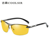 Brand Design Fashion Sunglasses Men Polarized Pilot Chameleon Photochromism Anti Glare Glasses Day Night Driving Male Sunglasses