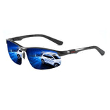 Fashion Sunglasses Men Aluminum Magnesium Square Polarized Sun Glasses Photochromic Chameleon Driver Driving Polaroid Glasses