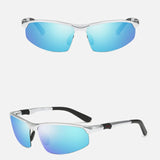 Fashion Sunglasses Men Aluminum Magnesium Square Polarized Sun Glasses Photochromic Chameleon Driver Driving Polaroid Glasses
